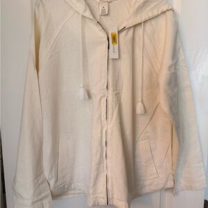 NWT Westbound Cream Hoodie Sweatshirt